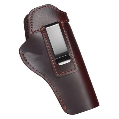 China Durable IWB Tactical Genuine Leather Concealed Carry Gun Holster For 1911Gun Holster for sale