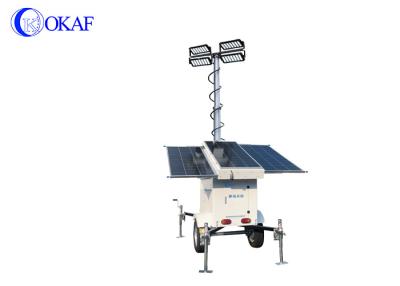 China Battery Power Led Lighting Solar Light Tower Trailer 40000 Lumen for sale