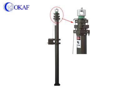 China Hand Crank Powered Telescoping Mast Pole Aluminum Alloy 5m Antenna Train for sale