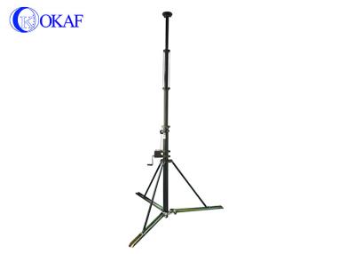 China Telescopic Mast Pole 5m Crank Up Communication Tower Tripod Mast for sale