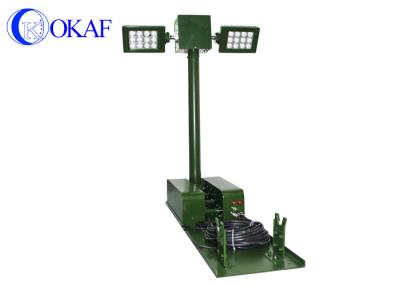 China 1.2M Aluminium Alloy Vehicle Mounted Mast LED Light Telescopic Mast Floodlight for sale