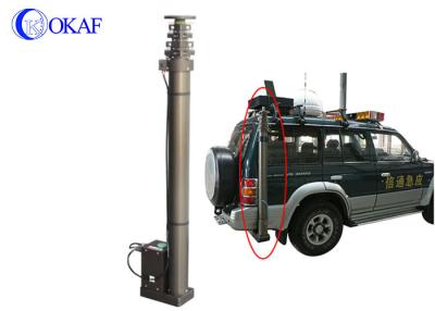 China DC 24V/12V Portable Telescopic Antenna Mast Vehicle Ground Mounted Camera Pole for sale