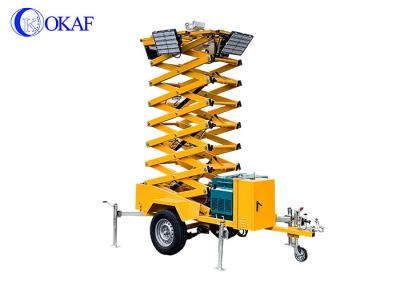 China IP65 Diesel Generator Mobile Light Tower Auto Lifting Portable LED Light Tower for sale