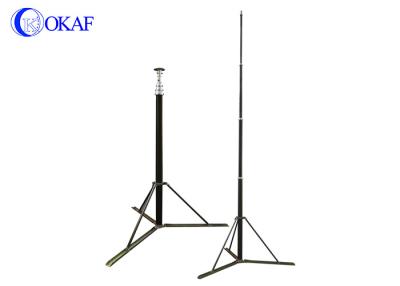 China 20m Extended Height  Tripod Telescopic Antenna Mast For CCTV Camera for sale