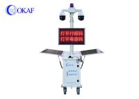 China Mobile Sentry Solar Surveillance Trailer IP65 For Epidemic Prevention Monitoring for sale