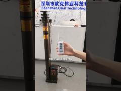 Vehicle Mounted Telescopic Mast Antenna Mast Display Height In Real Time Electric Mast