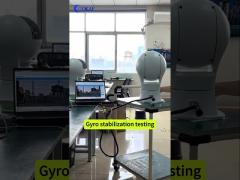 Gyro stabilization thermal PTZ camera