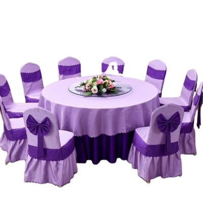 China Hot Selling Jacquard Competitive Price Polyester Fabric Jacquard Chair Covers For Banquet Restaurant Hotel Wedding for sale