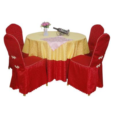 China Jacquard Dining Room Stretch Chair Cover Spandex Seat Covers Spandex Slipcovers Material Removable Elastic Spandex/Polyest for sale