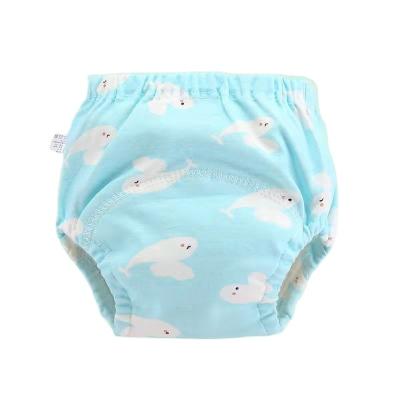 China 2021 OEM Adjustable Cloth Diaper Printed Newborn Diaper Pants Reusable Diapers For Baby for sale