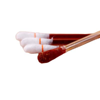 China Eco-friendly Disposable Iodophor Swab Liquid Alcohol Filled Medical Cotton Swab for sale