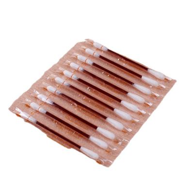 China Eco-friendly Disposable Iodophor Swab Liquid Alcohol Filled Medical Cotton Swab for sale