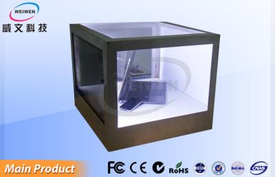 China Exhibición transparente del LCD de la caja comercial de la demostración pantalla de la publicidad del tacto del negro de 22 pulgadas en venta