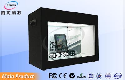 China Tudo em uma exposição transparente do LCD para anunciar, mostra 19