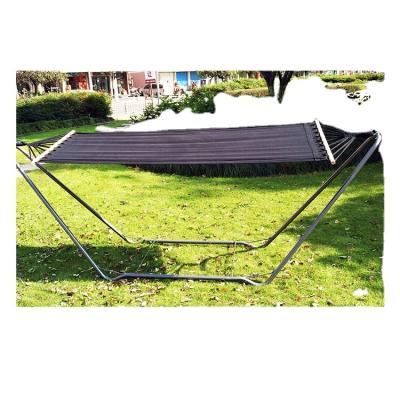 China Factory hot sale BC16 porcelain fold outdoor black nylon fold patio camping hammock portable swing hammock for sale