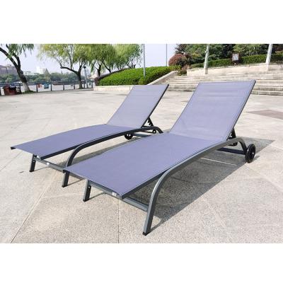 China Bestselling Fold Into The Sun Couch Europe Lightweight Aluminum Sofa Chair Poolside With Wheels for sale