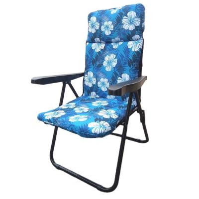 China WT39 Outdoor Camping Lounge Travel Light Weight Folding Folding Chair Deck Chair Custom Printed Outdoor Beach Chair for sale