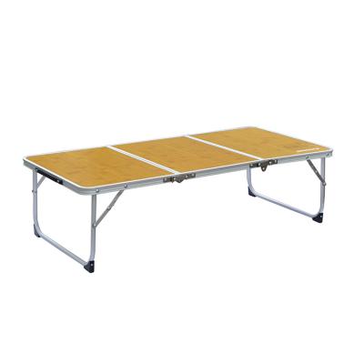 China XH09 Modern Portable 3 Fold Camping Picnic Aluminum Folding Camping Table for sale