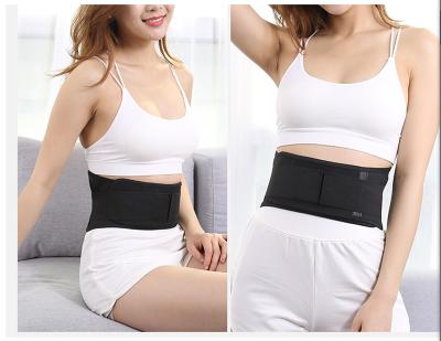 China Bodybiulding Neoprene Waist Wrap Band Lumbar Support Brace Women Back Brace Waist Trainer Sweat Trimmer Belt for sale