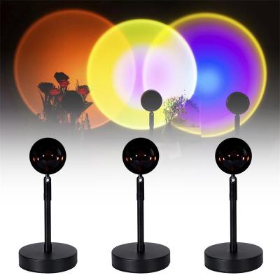 China 2021 Eco-friendly Atmosphere Night Light Lamp Laser Sunset Projection Lamp for sale