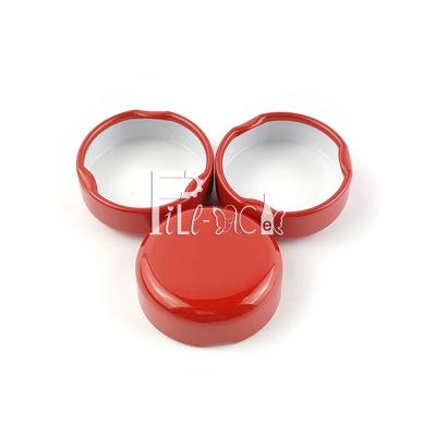 Chine couvercle à visser en métal de fer-blanc de 38mm 43mm Juice Glass Bottle Caps Lid 48mm 53mm 58mm à vendre