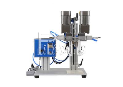 China Semi Auto Desktop Pneumatic Screw Capping Machine For Spray Plastic Bottle for sale