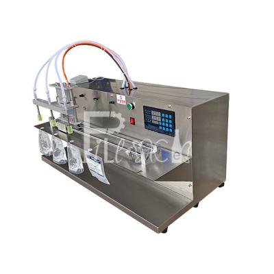 China Semi Automatic  4 Nozzles Piston Liquid Filling Machine for sale