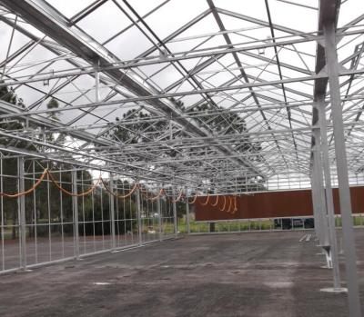 China Agriculture Planting Galvanized Steel Frame For Commercial PC Sheet Greenhouses for sale