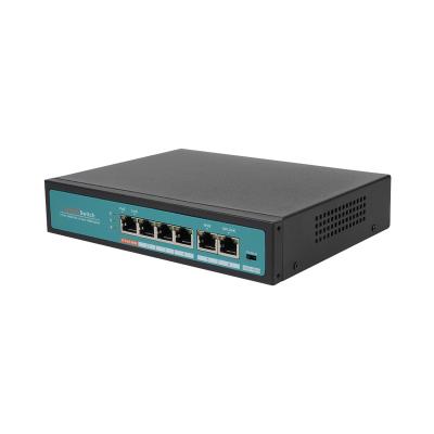 China POE OEM 802.3 af/at 4 8 16 24 32 48 VLAN Support AI Smart CCTV Ethernet RJ45 Uplink Poe Port Network Switch Hi-PoE 48V 10/100M VLAN for sale