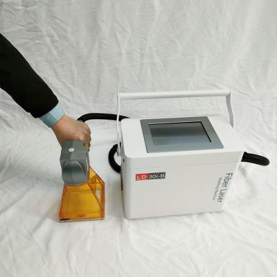 China Laser Marking Handheld 30W Laser Marking Machine Portable Metal Marking Machine for sale