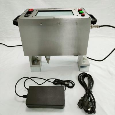 China 150 * 70 Mm Metal Nameplate Engraving Electric Dot Micro Needle Impact Marking Machine for sale