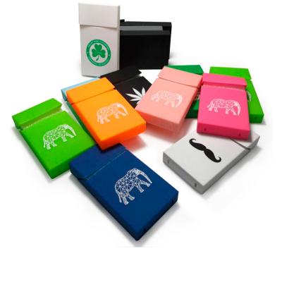 China Eco Friendly Customized Printing Cigarette Cover Silicone Cigarate Cover Pack Case For Smoking for sale