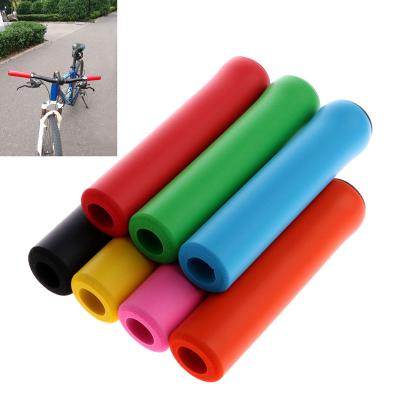 China NBR Bicycle Anti Skid Sponge Foam Shock Absorbing Cover Waterproof Soft Bar Grip MTB Bicycle Grip for sale