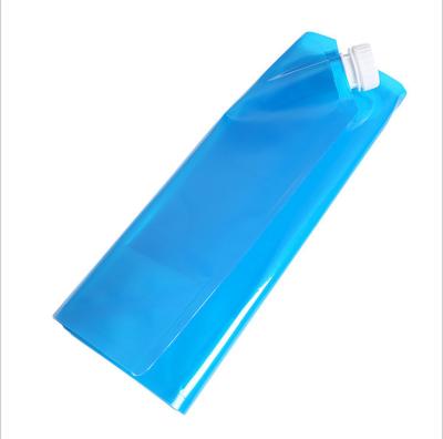 China Gallon Pouch Mineral Water Collapse Pouch Transparent Wine Barrier Liquid Beverage Pouch for sale