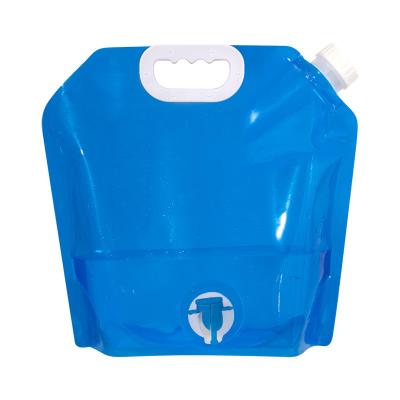 China Barrier Wholesale Custom Design 5l Collapsible Water Bag With Handle And Spout for sale