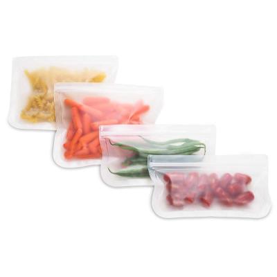 China Safety OEM Reusable Eco Friendly Plastic Peva Sandwich Snack Storage Ziplock Bag for sale