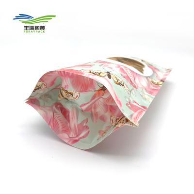 China Eco Frindy Bolsa Stand Food Ziplock Moisture Proof Smellproof Paper Bag Other Biodegradable Packaging for sale