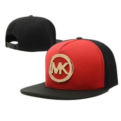 China 100%acrylic brim metal emblem plate top quality custom snapback flat cap for sale