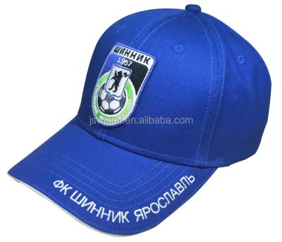 China Custom JOINT Blue Cotton Embroidery 3D Football Soccer Sports Team Hat for sale