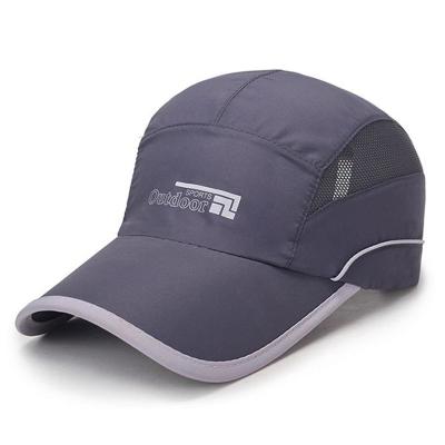 China 2020 COMMON Fashion Design Custom Logo Outdoor Sports Quick Dry Gray Hats for sale