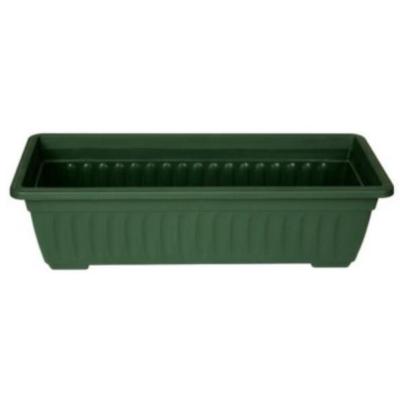 China Eco - Friendly Recycled Rubber Rectangular Plastic Flower Pot Pots for sale