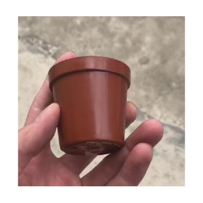 China 2 Inch 5.5cm Durable Mini Seedling Plant Plastic Round Flower Pots Maker for sale