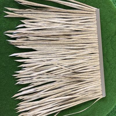 China Free Sample Windproof Manufacturers Supplying Artificial Thatch Rolls Umbrella for sale