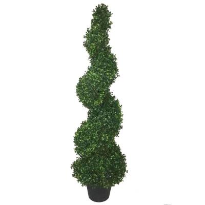 China Wholesale Indoor Finest-Quality Chinese Indoor Or Outdoor Bonsai Tree Manufacturer Decoration Spiral Artificial Spiral Tree Plant for sale