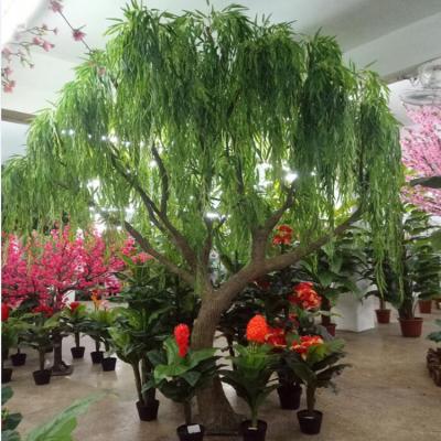 China 2020 Decoration Factory Outdoor Cheap Artificial Decor Weeping Willow Tree for sale