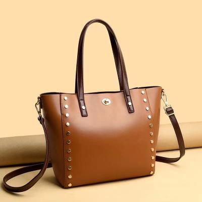 China Designer ladies handbag set shoulder trends custom ladies bags 2021 wholesale brand fashion handbags for women luxury for sale