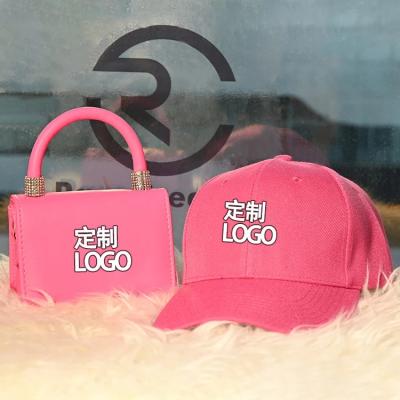 China Fashion Designer Women Chain Shoulder Bag Diamond Purses Colorful Ny Hat And Pinch Set Ladies Handbags for sale