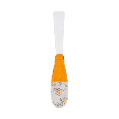 China Dining 2022 New Design Disposable Plastic Transparent Kitchen Mini Honey Spoon for sale