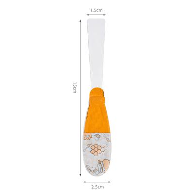 China Dining Maker For PP Transparent Spoons For Honey 7ml Plastic Honey Spoon Fill With Foil Seal for sale