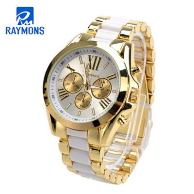 China Stainless Steel Long Life Battery Quartz Movement Watches Rubber And Alarm Metal Back Case for sale